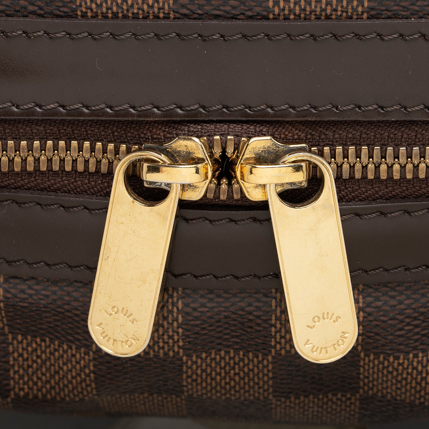 Louis Vuitton Damier Ebene Berkeley Satchel (SHF-22309)