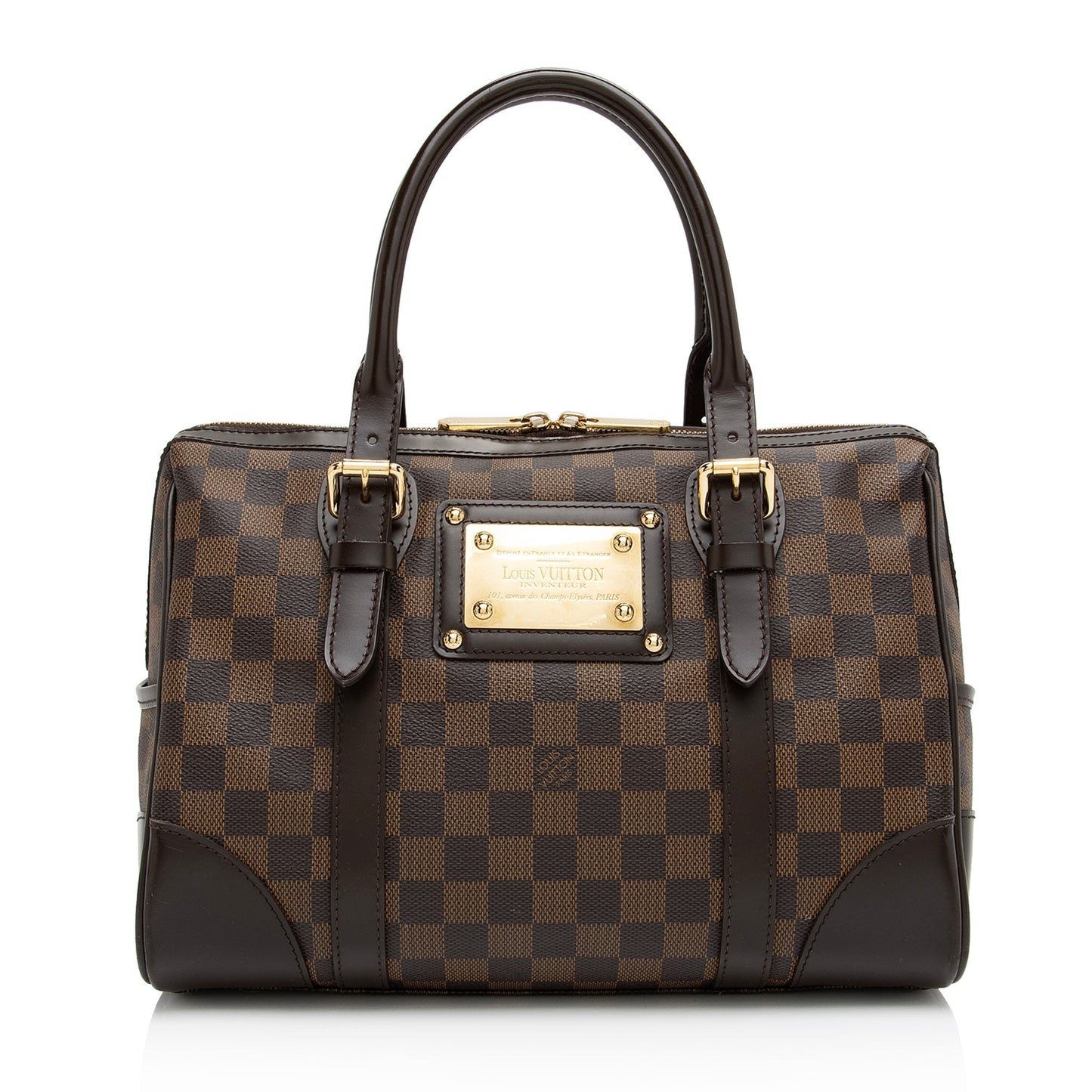 Louis Vuitton Damier Ebene Berkeley Satchel (SHF-6LUUJR)