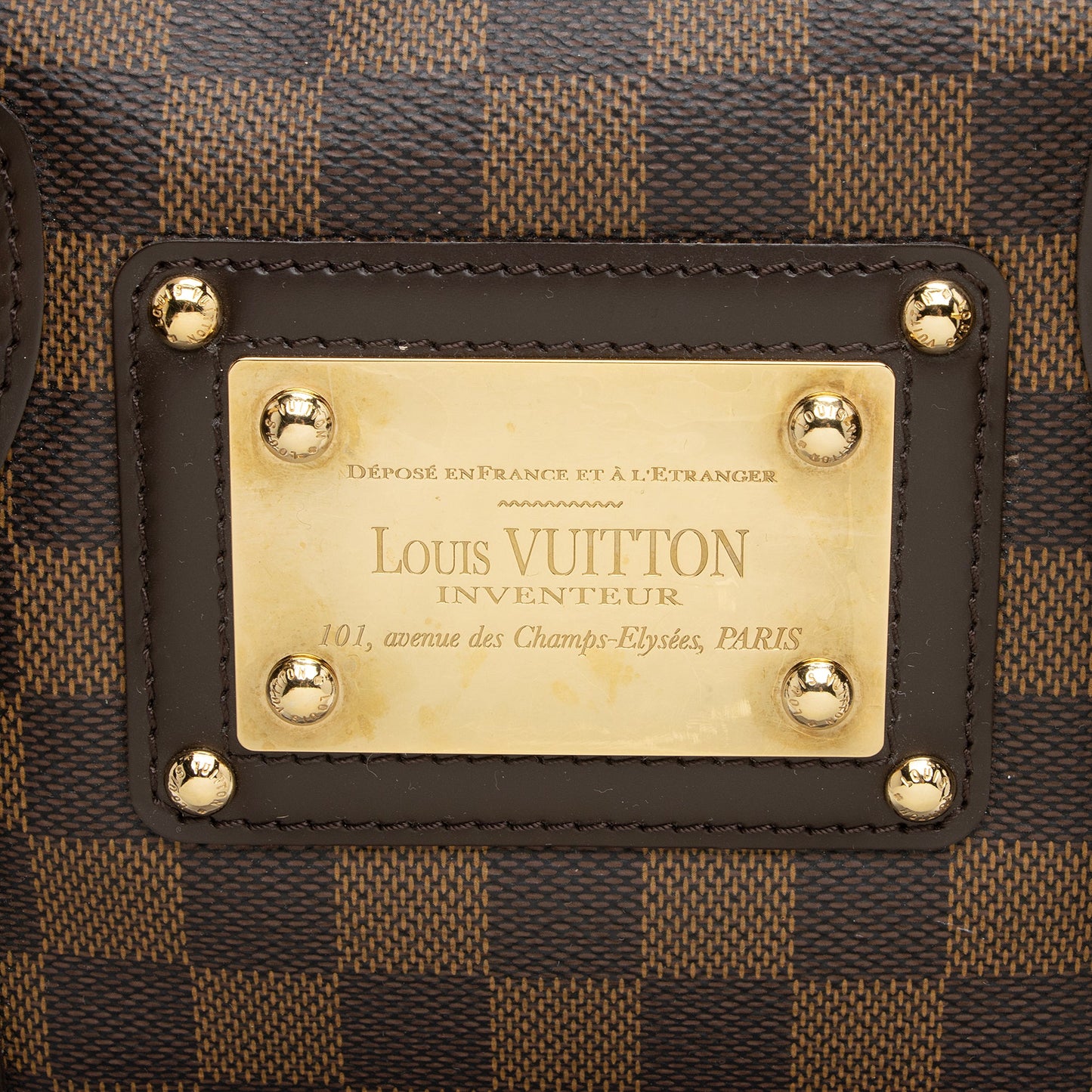 Louis Vuitton Damier Ebene Berkeley Satchel (SHF-6LUUJR)