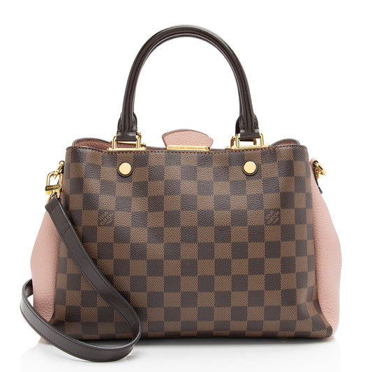 Louis Vuitton Damier Ebene Brittany Satchel (SHF-yg5CxO)