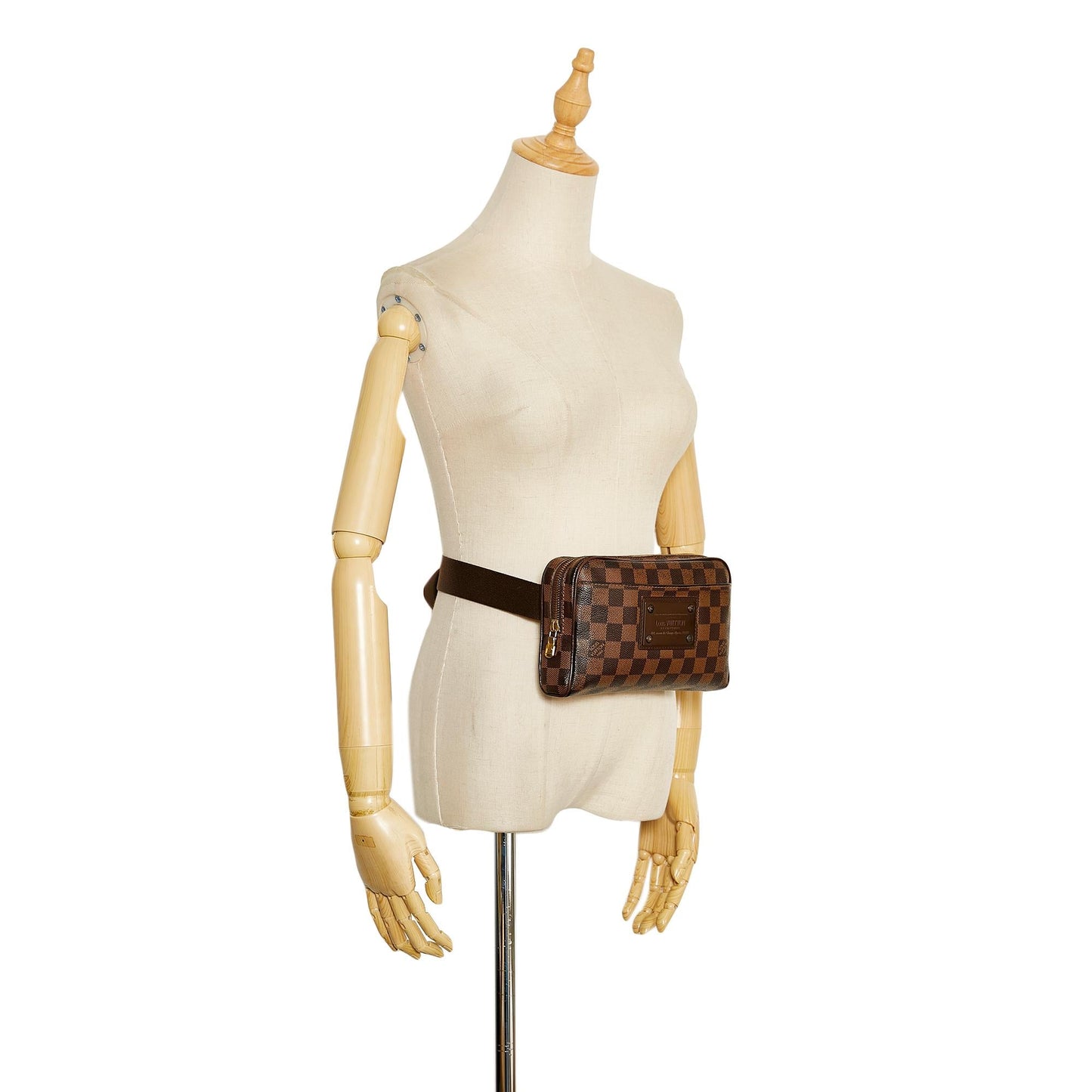 Louis Vuitton Damier Ebene Brooklyn Bum Bag (SHG-iDoyVW)
