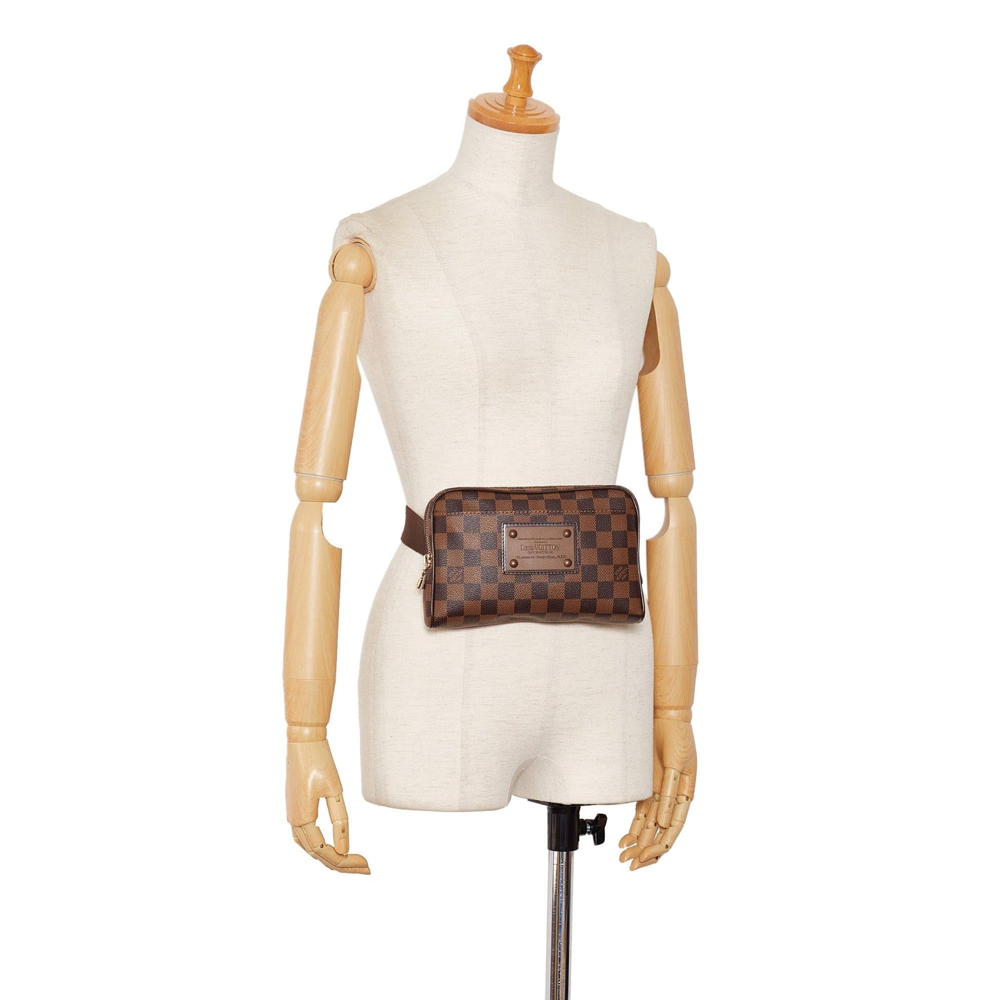 Louis Vuitton Damier Ebene Brooklyn Bum Bag (SHG-8c1LLa)