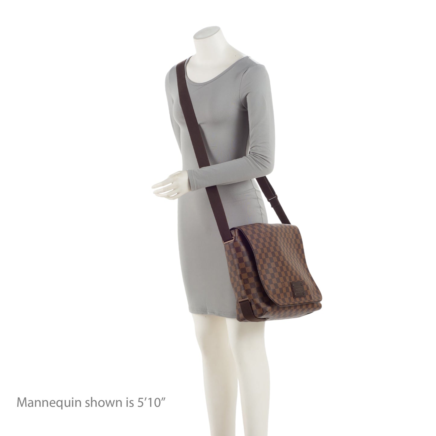Louis Vuitton Damier Ebene Brooklyn GM Messenger (SHF-6cKaqu)