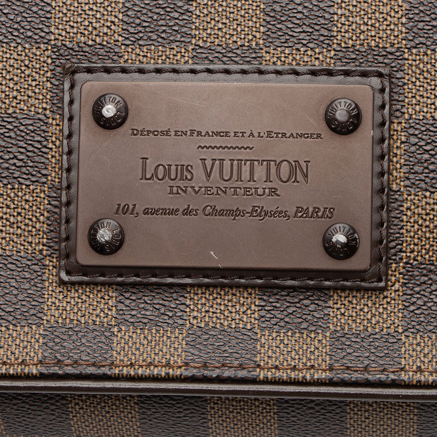 Louis Vuitton Damier Ebene Brooklyn MM Messenger Bag -