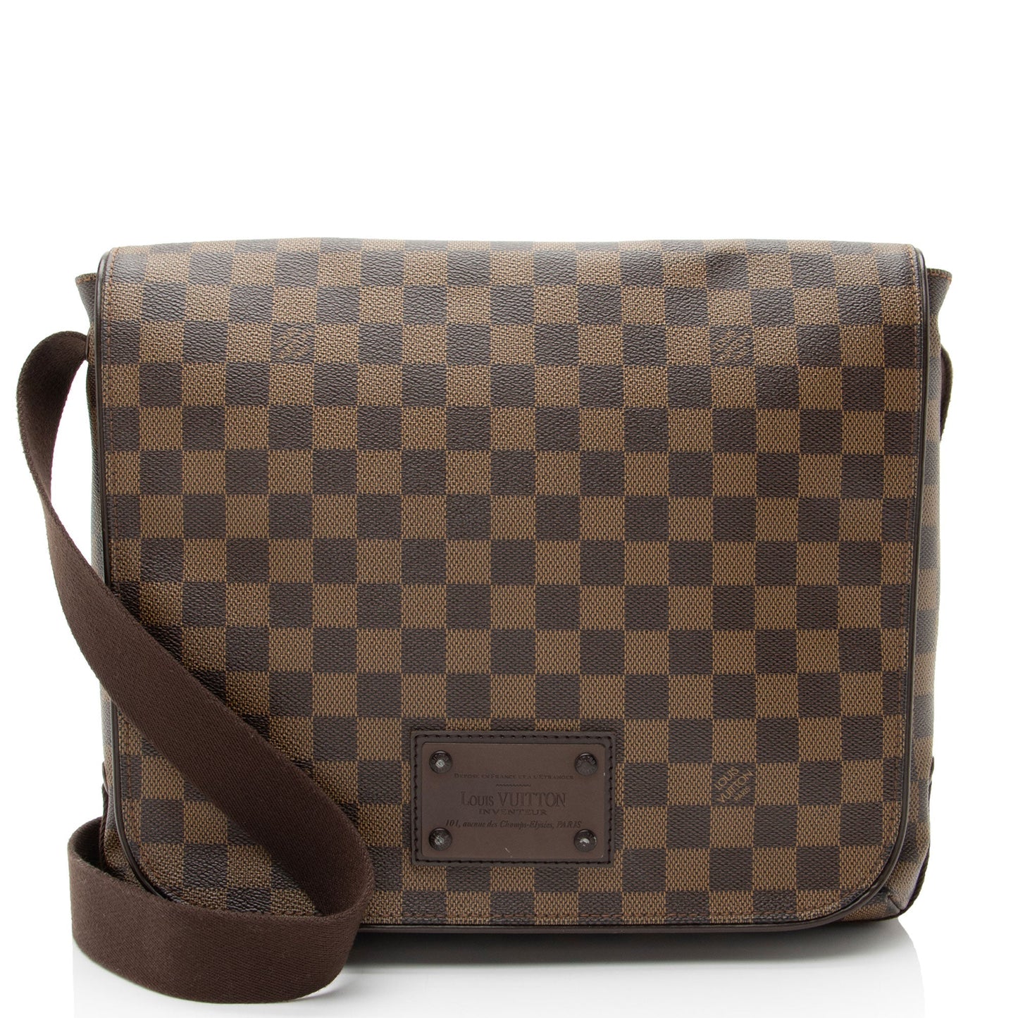 Louis Vuitton Damier Ebene Brooklyn MM Messenger Bag -
