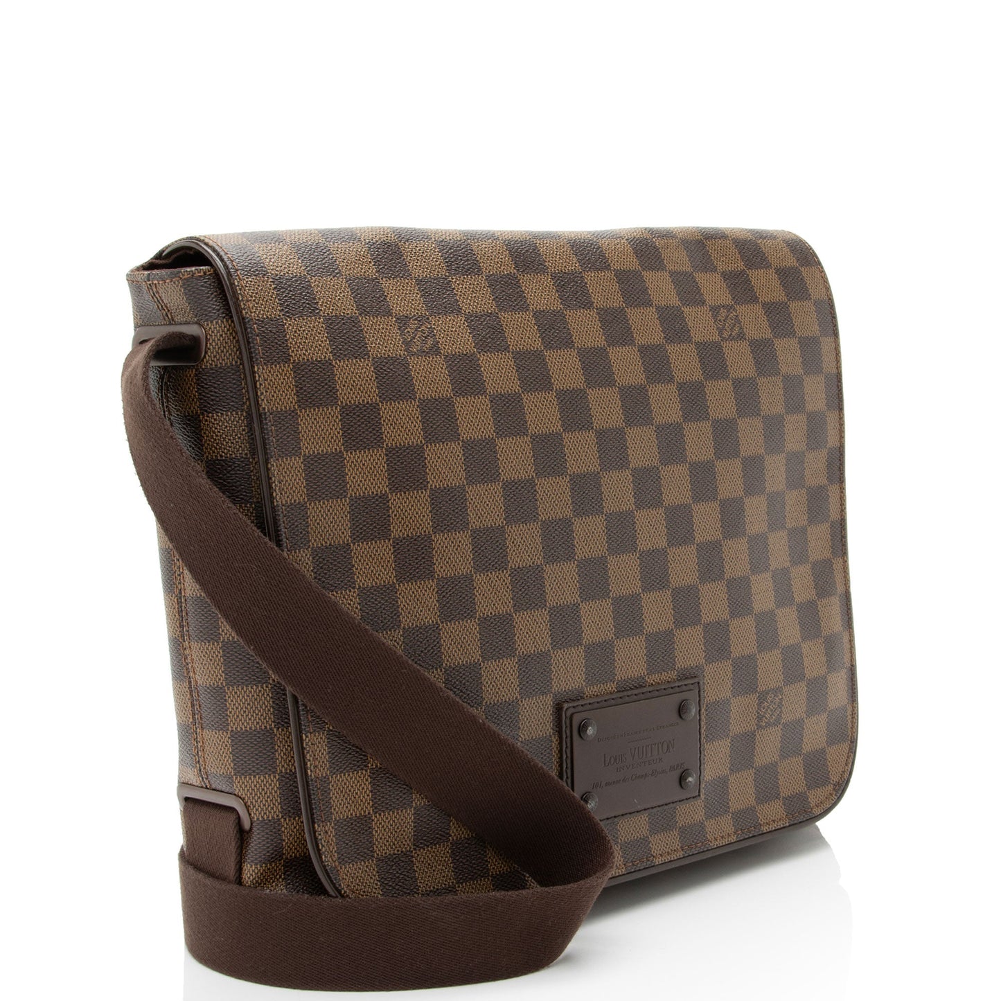 Louis Vuitton Damier Ebene Brooklyn MM Messenger Bag -