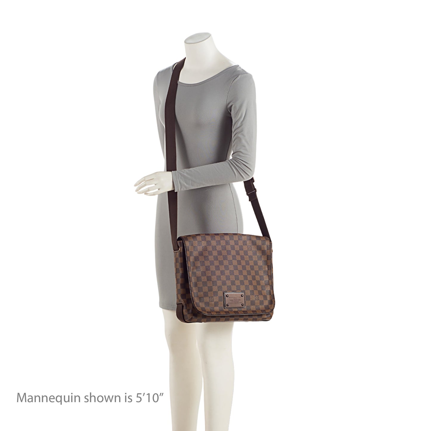 Louis Vuitton Damier Ebene Brooklyn MM Messenger Bag -