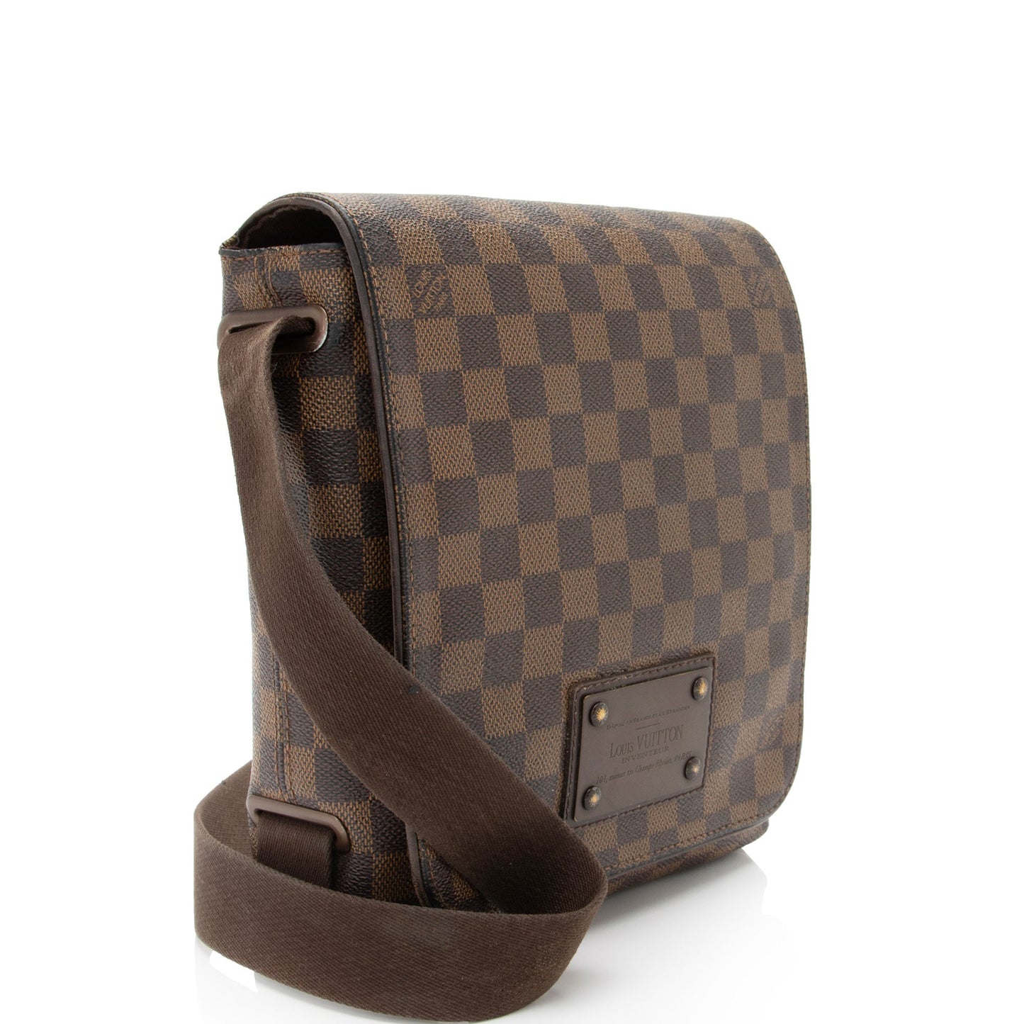 Louis Vuitton Damier Ebene Brooklyn PM Messenger (SHF-TV37Dw)