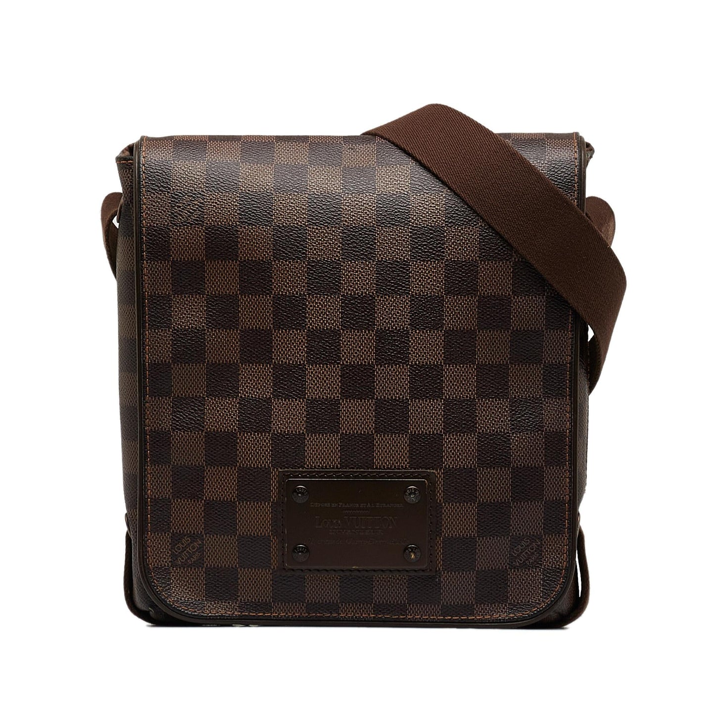 Louis Vuitton Damier Ebene Brooklyn PM (SHG-PUFXoy)