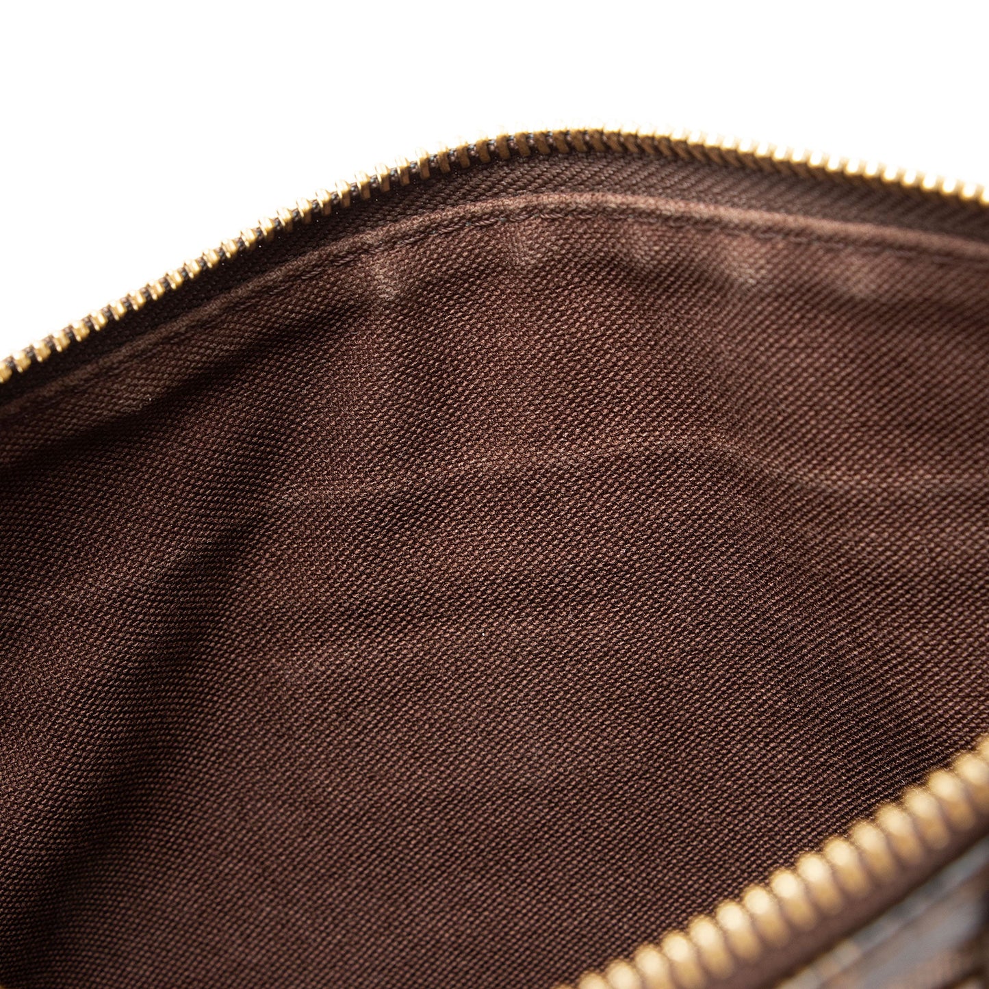 Louis Vuitton Damier Ebene Brooklyn Pochette Plate Flat Messenger (SHF-Gr10sB)