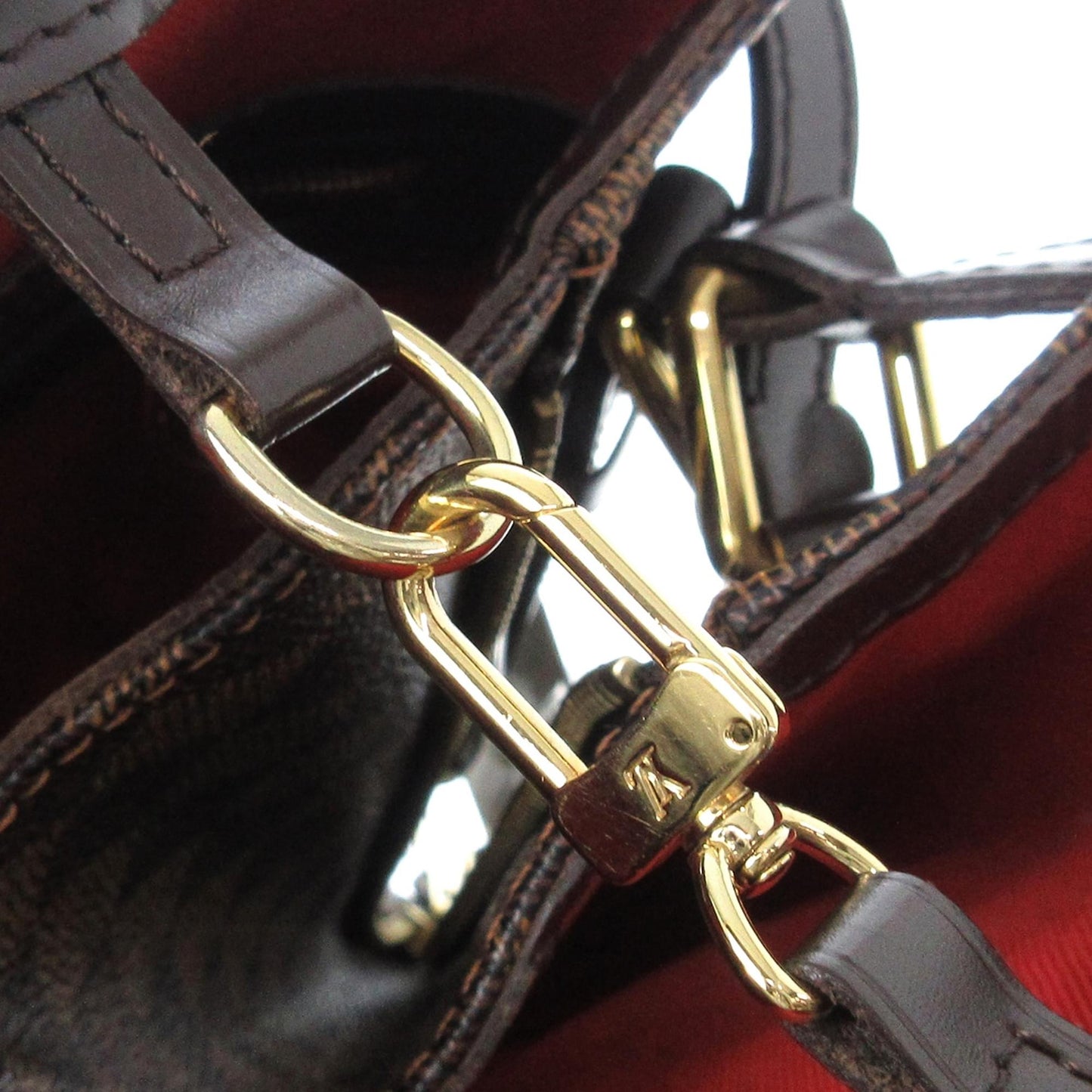 Louis Vuitton Damier Ebene Cabas Rivington (SHG-3gSwYN)