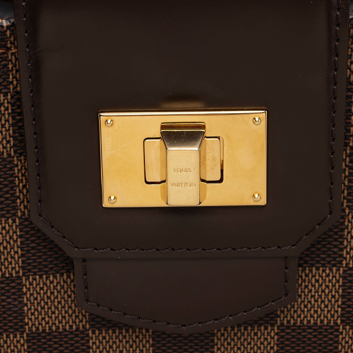Louis Vuitton Damier Ebene Cabas Roseberry Satchel (SHF-A4MSXk)