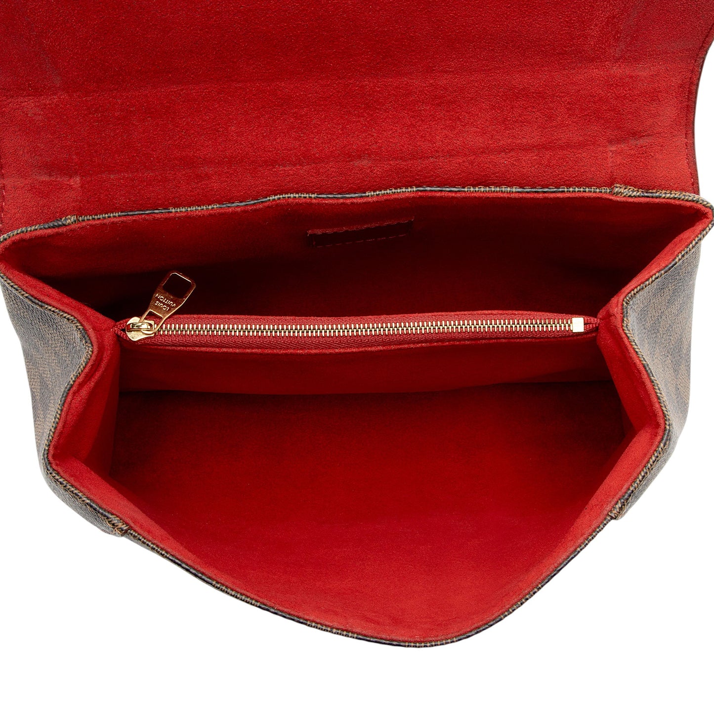 Louis Vuitton Damier Ebene Caissa Clutch (SHF-BgB2ym)