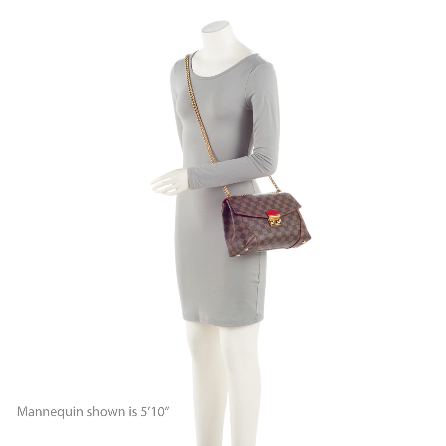 Louis Vuitton Damier Ebene Caissa Clutch (SHF-BgB2ym)
