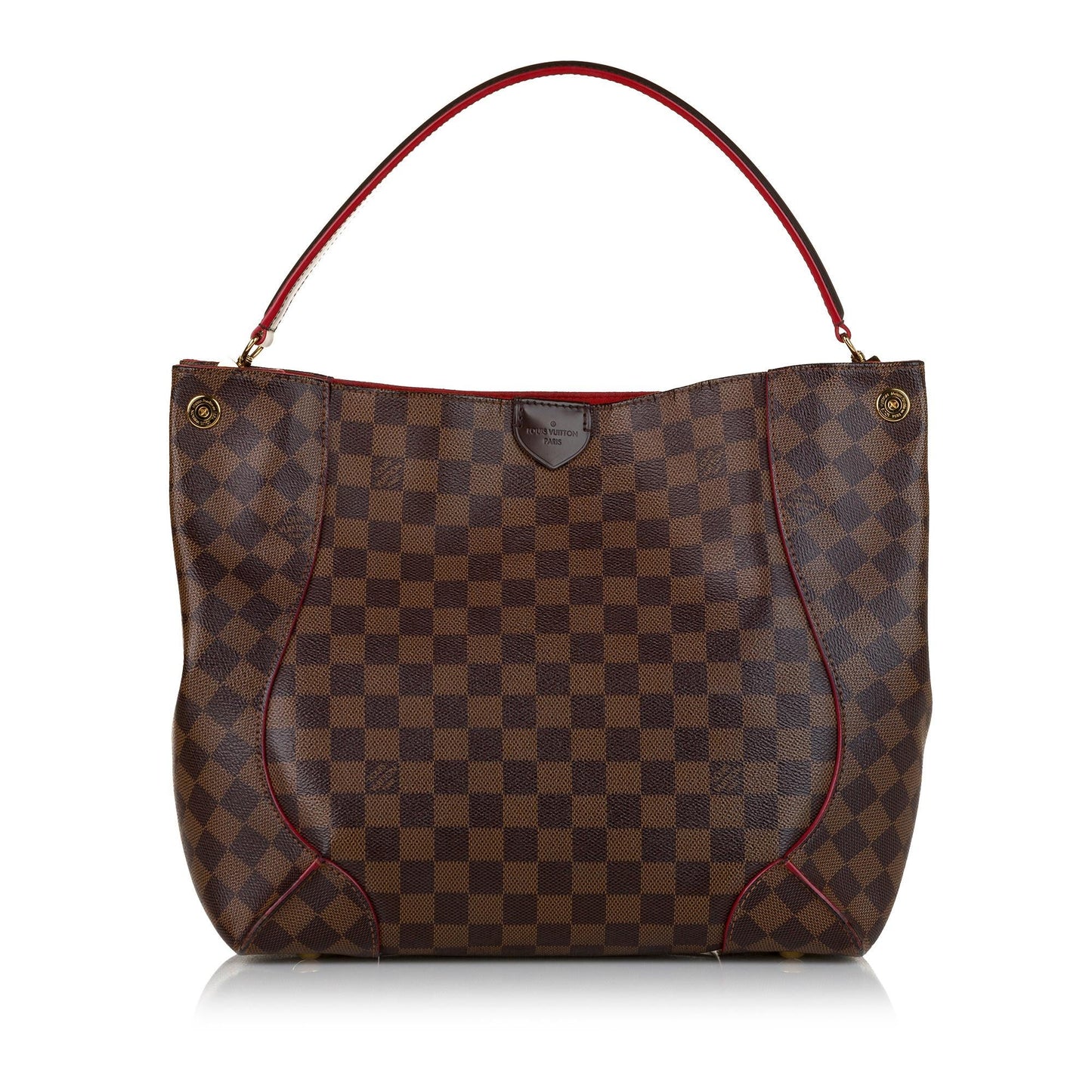 Louis Vuitton Damier Ebene Caissa Hobo (SHG-33724)