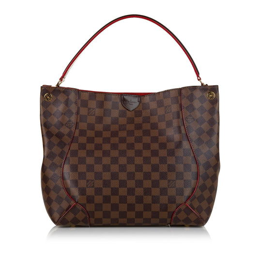Louis Vuitton Damier Ebene Caissa Hobo (SHG-33724)