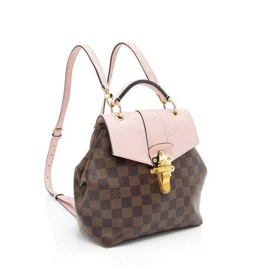 Louis Vuitton Damier Ebene Clapton Backpack (SHF-YJFR5w)