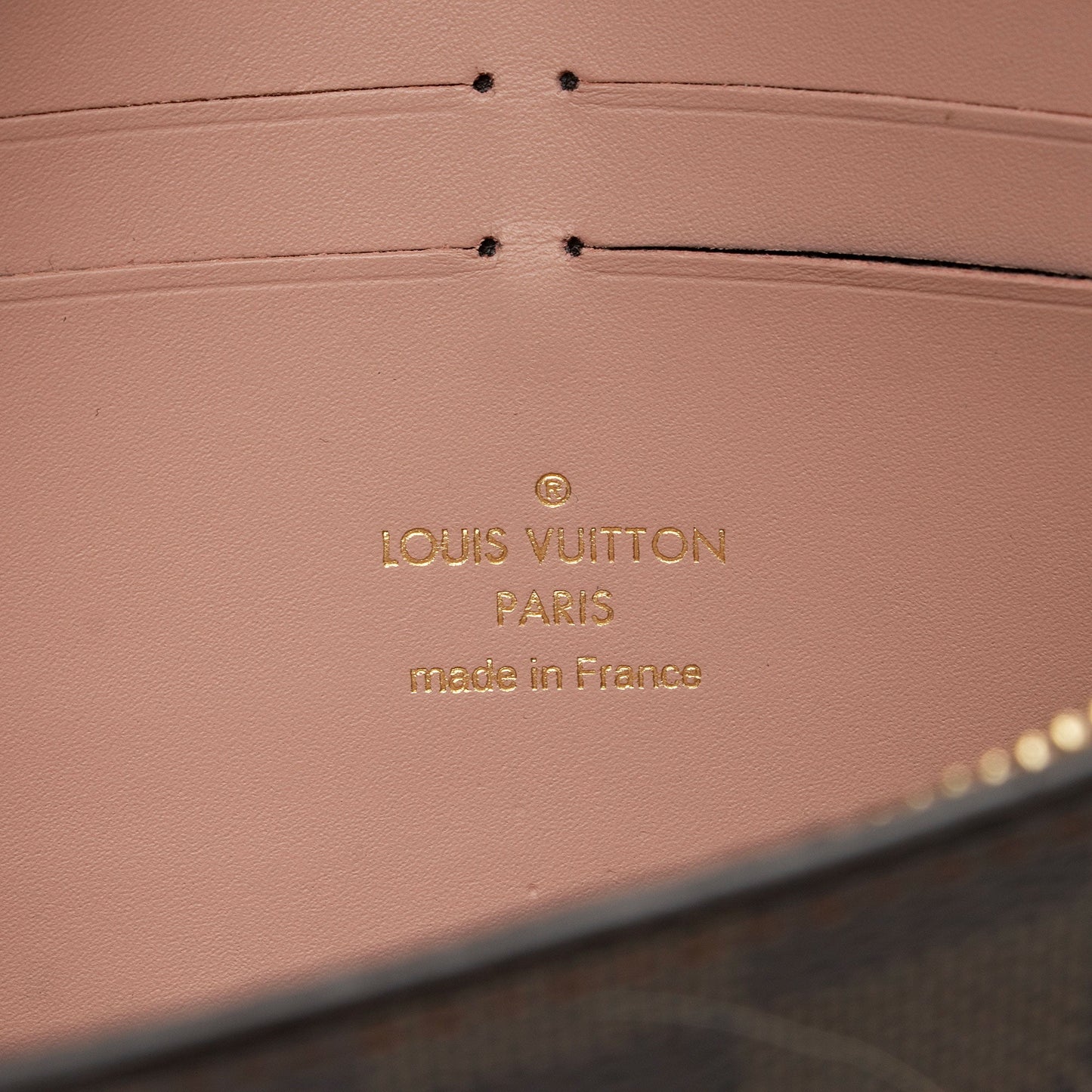 Louis Vuitton Damier Ebene Croisette Chain Wallet (SHF-IbUAlI)