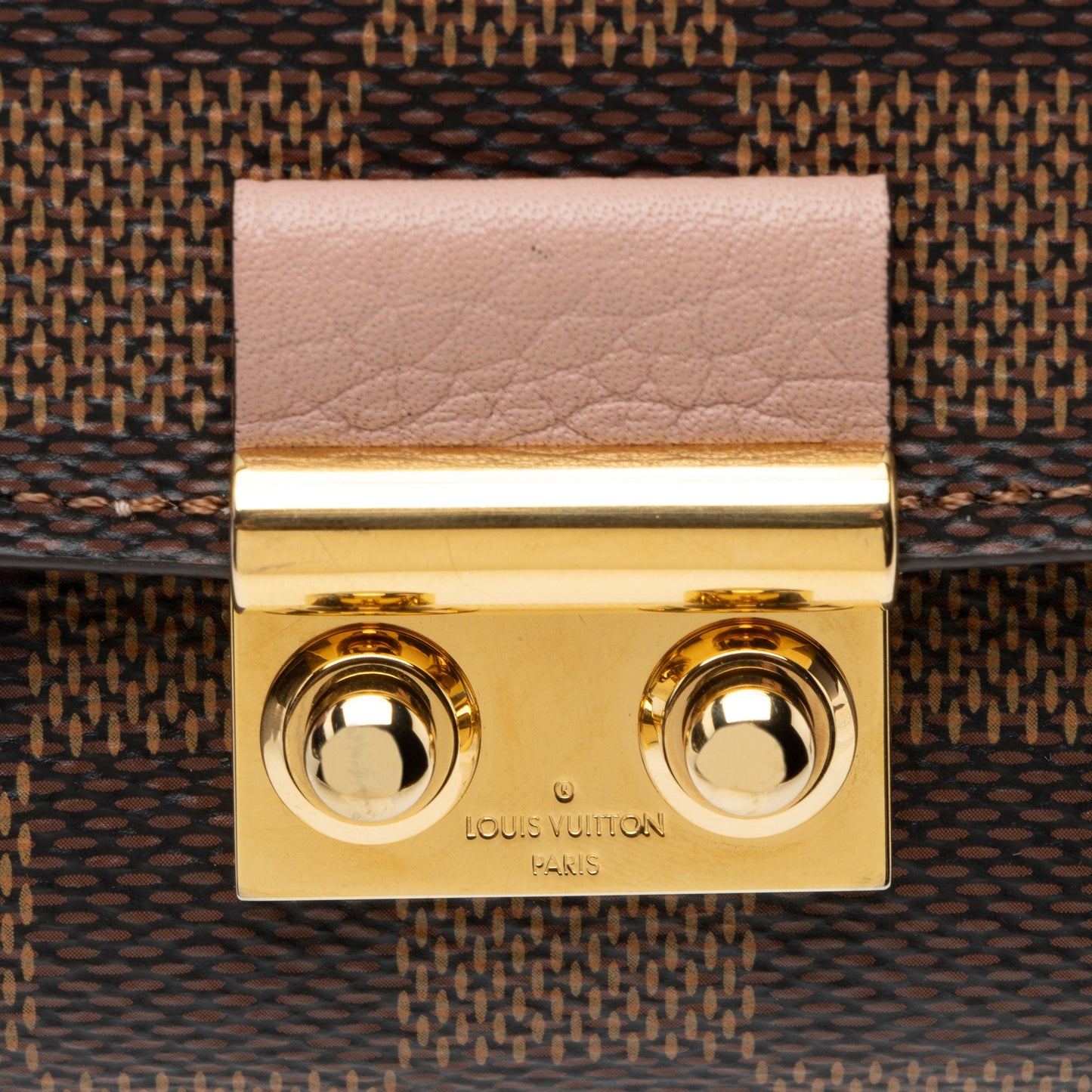 Louis Vuitton Damier Ebene Croisette Chain Wallet