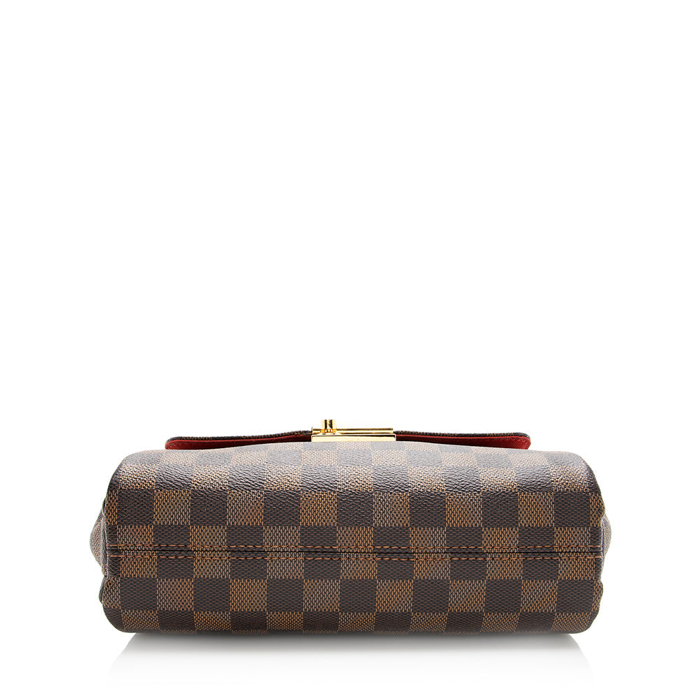 Louis Vuitton Damier Ebene Croisette Shoulder Bag -  (SHF-20575)