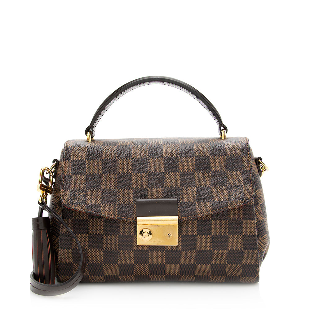 Louis Vuitton Damier Ebene Croisette Shoulder Bag -  (SHF-20575)