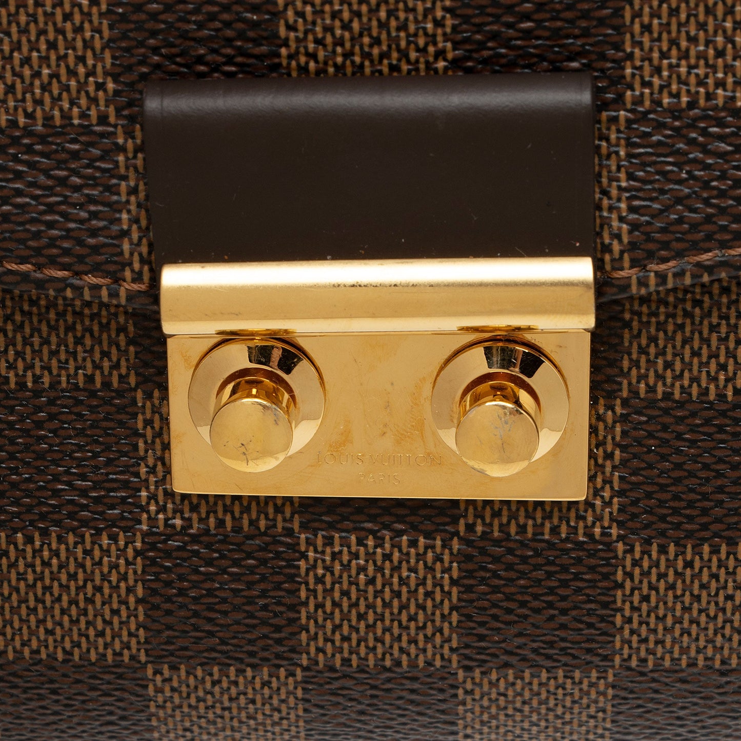 Louis Vuitton Damier Ebene Croisette Shoulder Bag (SHF-GLGbDW)
