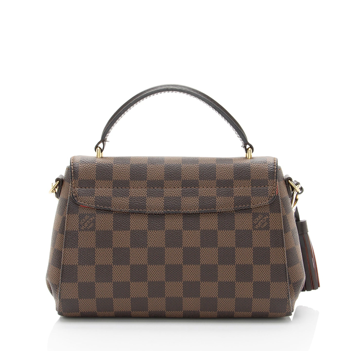 Louis Vuitton Damier Ebene Croisette Shoulder Bag (SHF-ZA5G09)