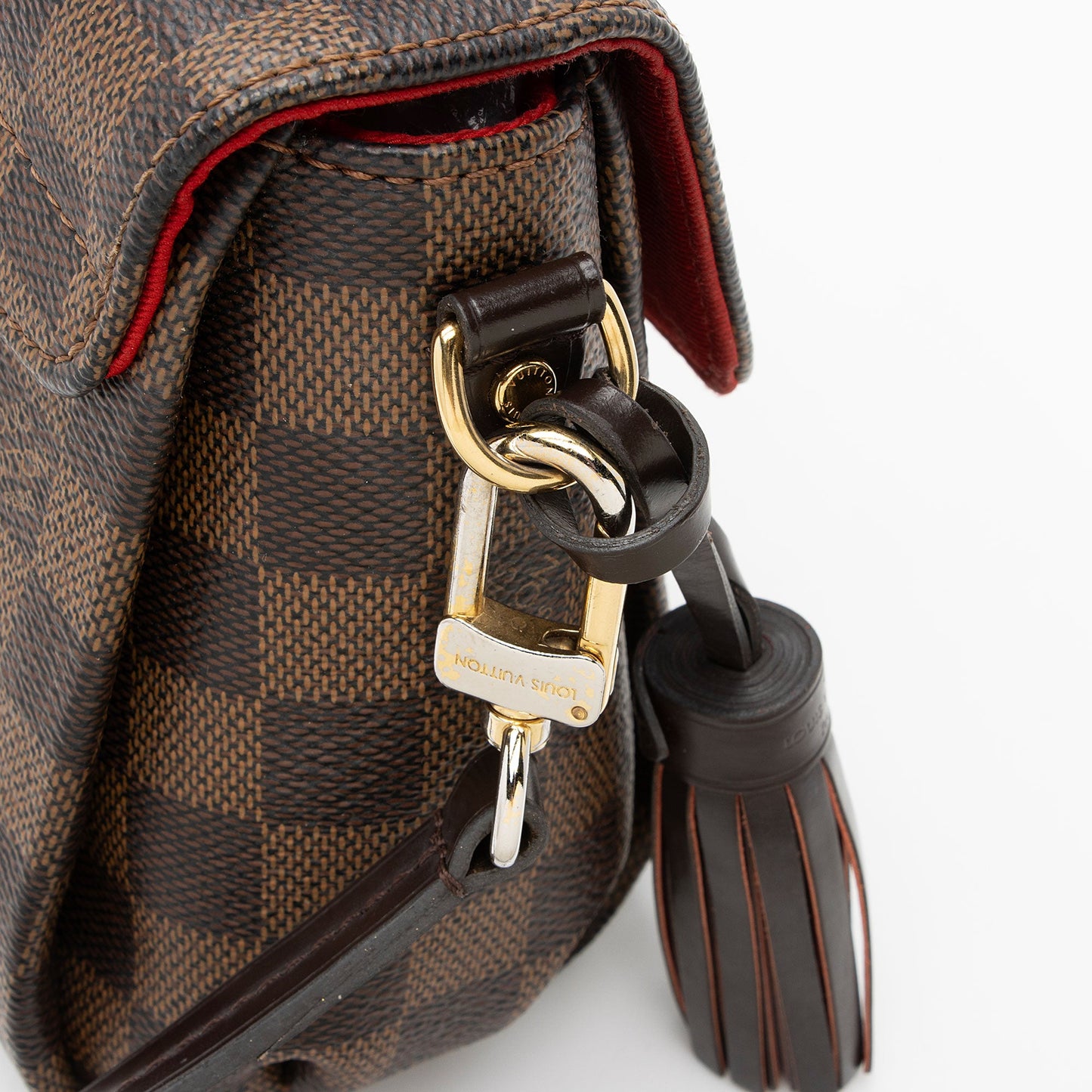 Louis Vuitton Damier Ebene Croisette Shoulder Bag (SHF-ZA5G09)
