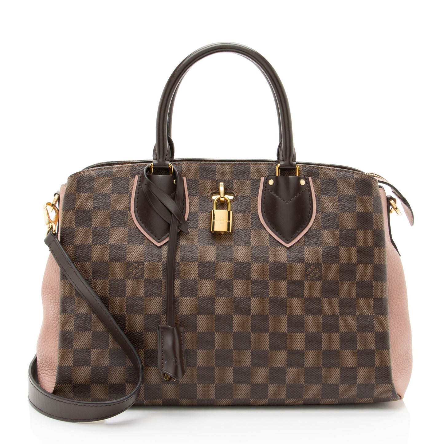 Louis Vuitton Damier Ebene Cuir Taurillon Normandy Satchel