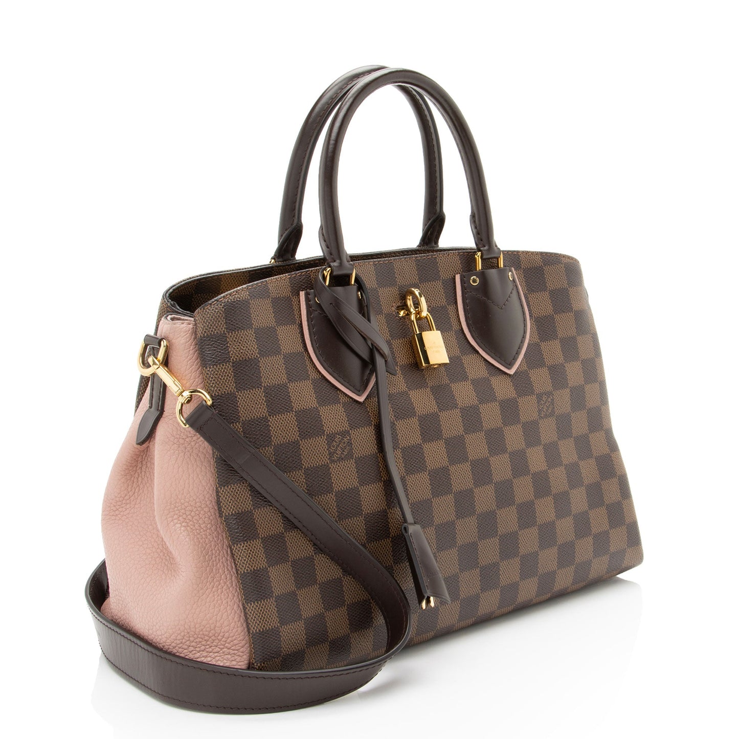 Louis Vuitton Damier Ebene Cuir Taurillon Normandy Satchel
