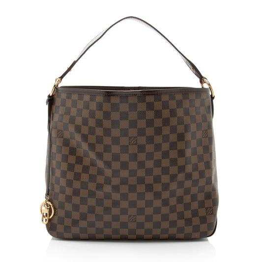 Louis Vuitton Damier Ebene Delightful MM Shoulder Bag