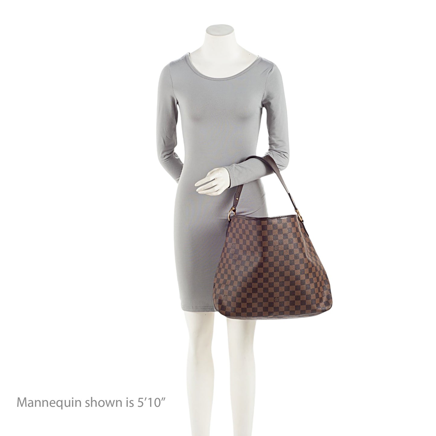 Louis Vuitton Damier Ebene Delightful MM Shoulder Bag