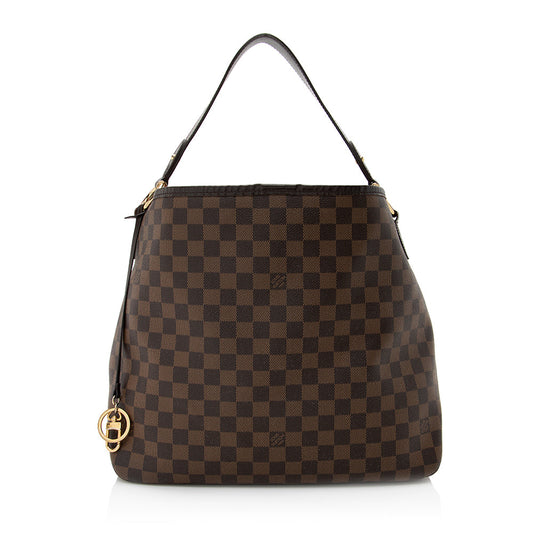 Louis Vuitton Damier Ebene Delightful PM Shoulder Bag (SHF-20483)