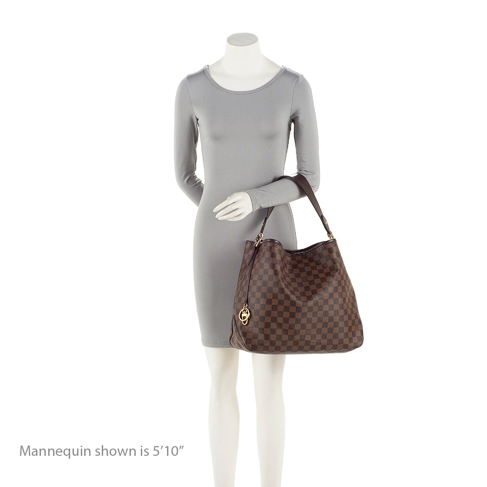 Louis Vuitton Damier Ebene Delightful PM Shoulder Bag (SHF-20483)