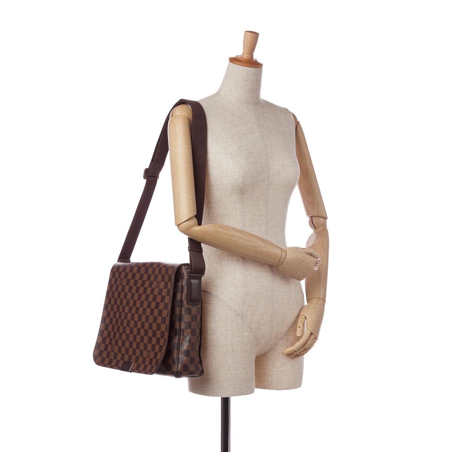 Louis Vuitton Damier Ebene District  PM (SHG-35160)