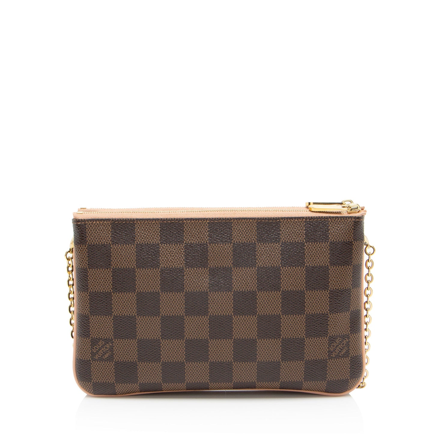 Louis Vuitton Damier Ebene Double Zip Pochette