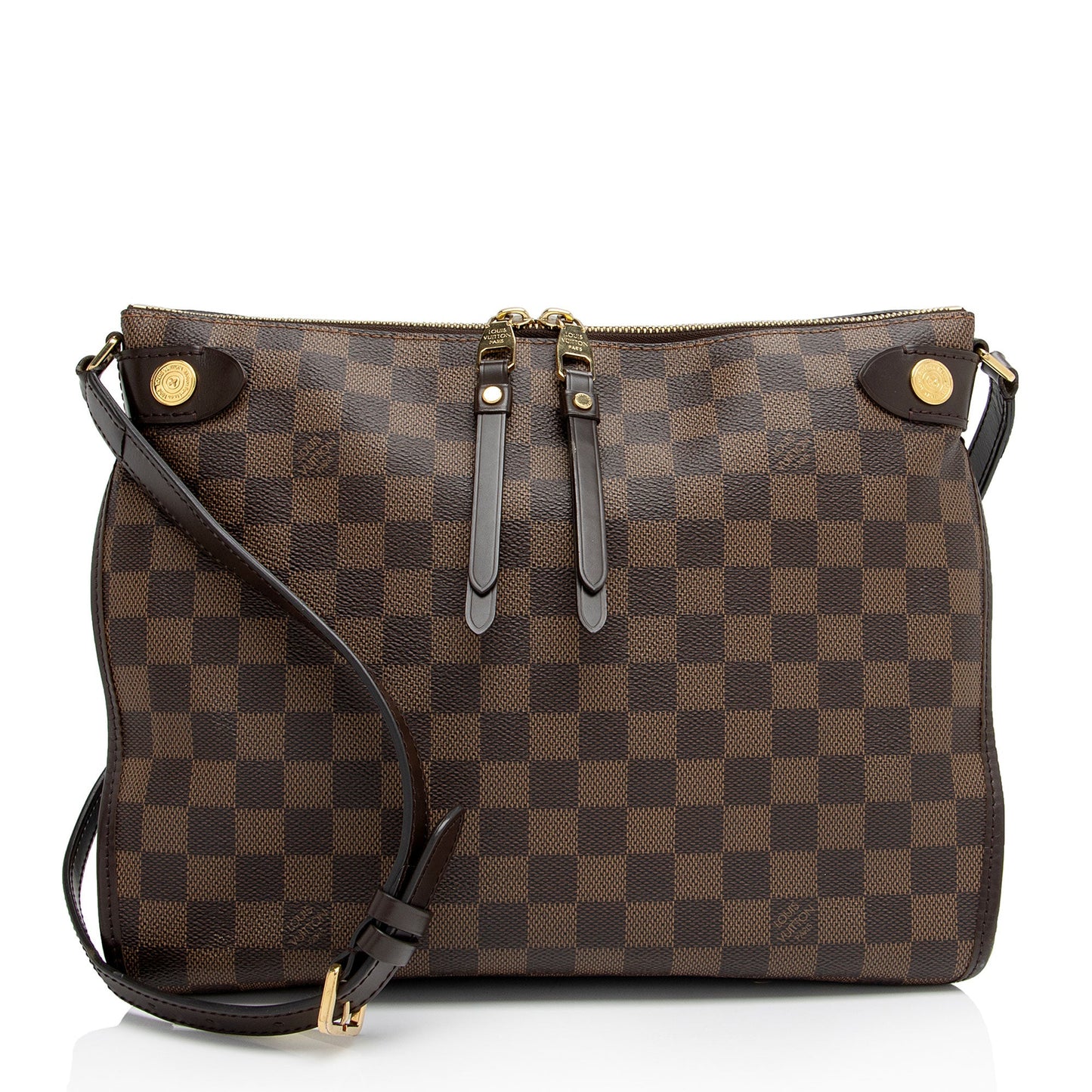 Louis Vuitton Damier Ebene Duomo Shoulder Bag (SHF-3tz9D9)