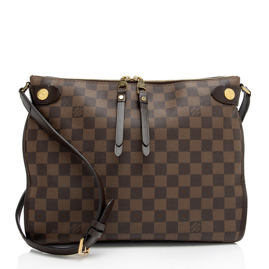 Louis Vuitton Damier Ebene Duomo Shoulder Bag (SHF-3tz9D9)