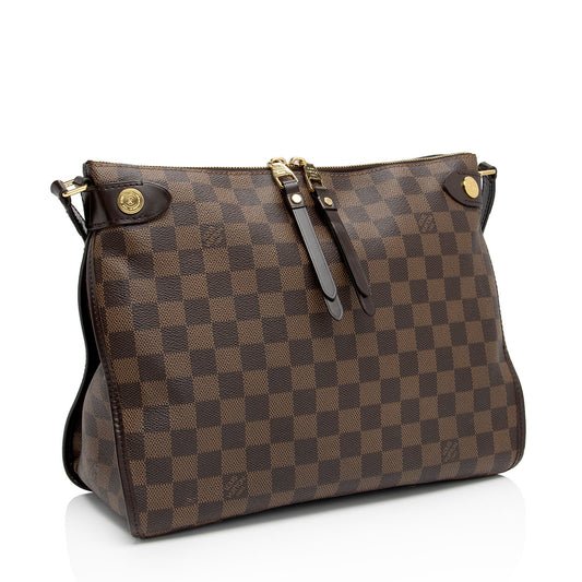 Louis Vuitton Damier Ebene Duomo Shoulder Bag (SHF-3tz9D9)