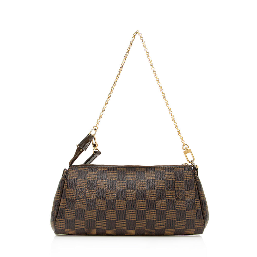 Louis Vuitton Damier Ebene Eva Clutch -  (SHF-19465)