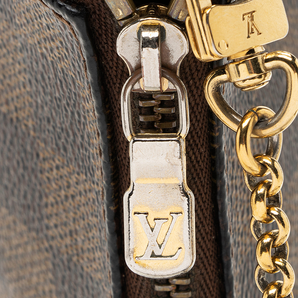 Louis Vuitton Damier Ebene Eva Clutch -  (SHF-19465)
