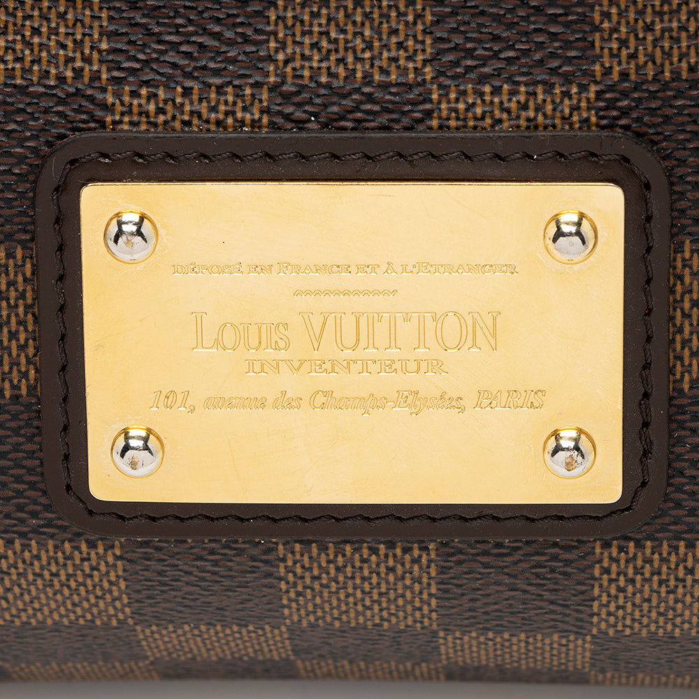 Louis Vuitton Damier Ebene Eva Clutch -  (SHF-19465)