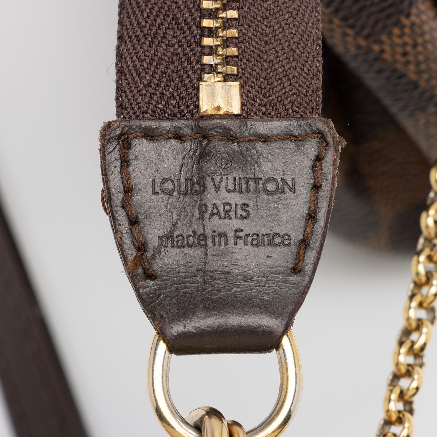 Louis Vuitton Damier Ebene Eva Clutch -  (SHF-jspFTu)