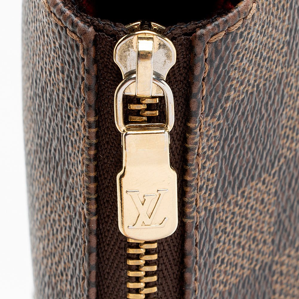 Louis Vuitton Damier Ebene Eva Clutch (SHF-19364)