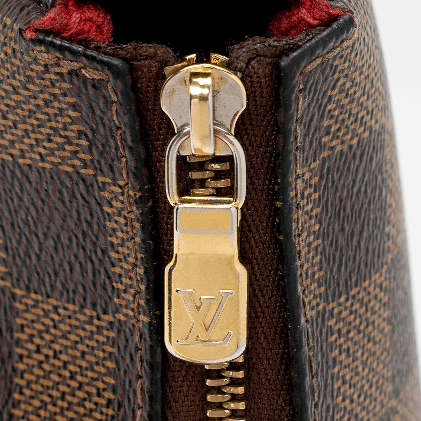 Louis Vuitton Damier Ebene Eva Clutch (SHF-1Jabzz)
