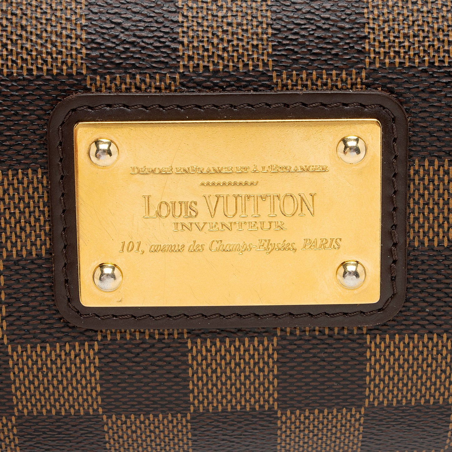 Louis Vuitton Damier Ebene Eva Clutch (SHF-1Jabzz)
