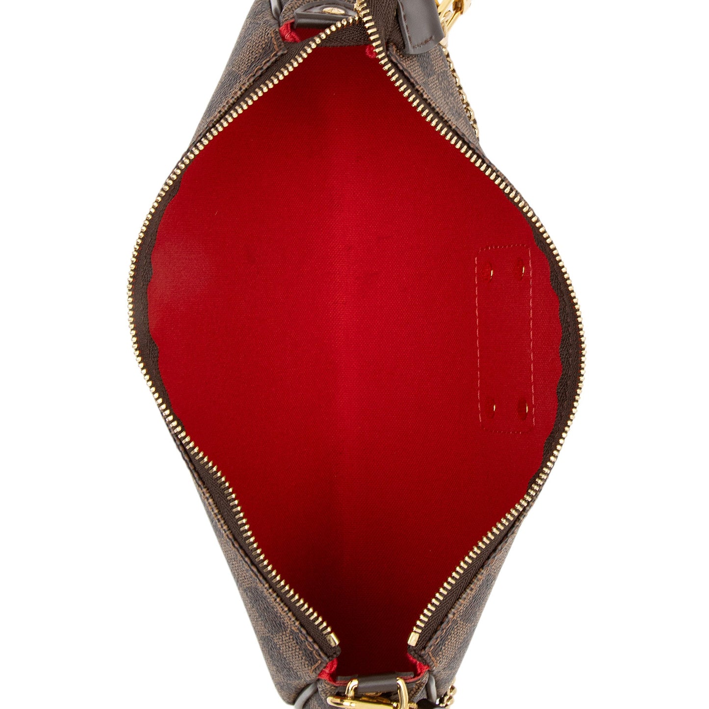 Louis Vuitton Damier Ebene Eva Clutch (SHF-5nMnVW)