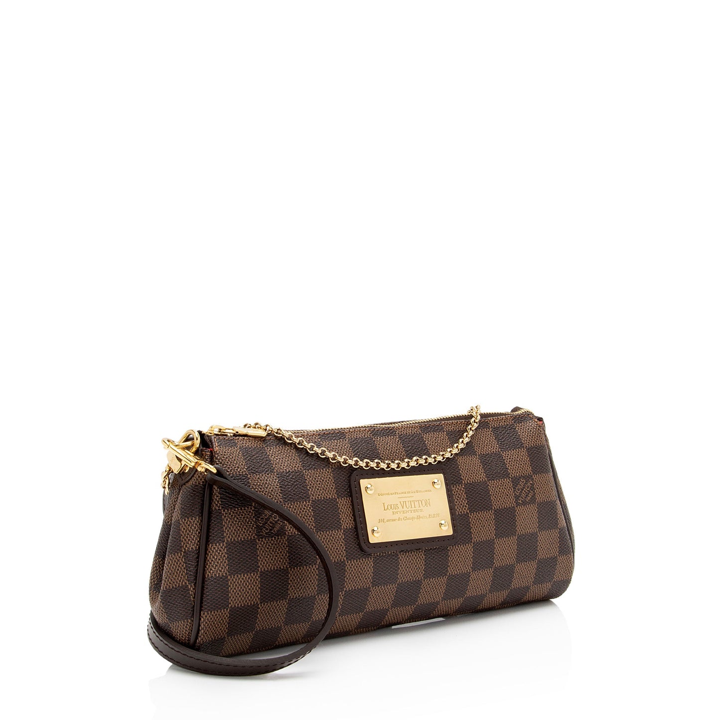 Louis Vuitton Damier Ebene Eva Clutch (SHF-5nMnVW)
