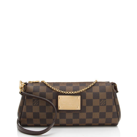 Louis Vuitton Damier Ebene Eva Clutch (SHF-rhasRf)