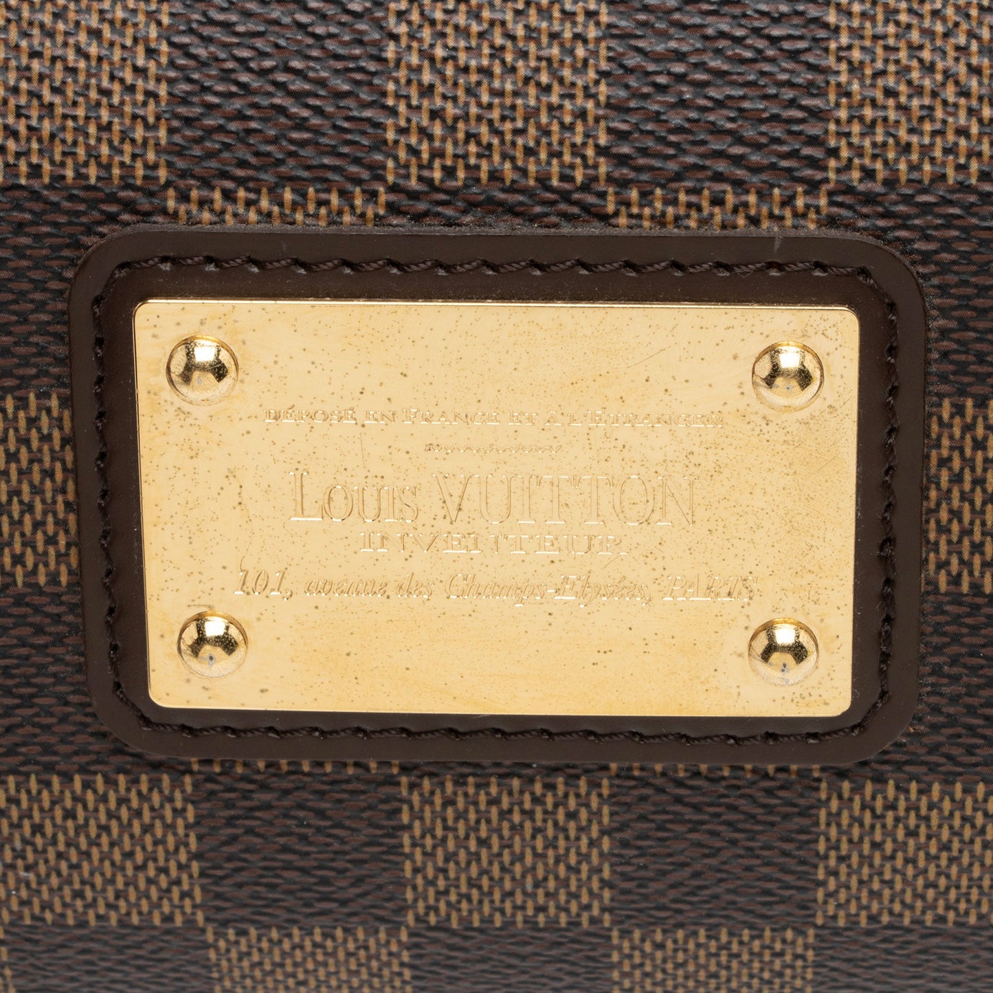 Louis Vuitton Damier Ebene Eva Clutch (SHF-rhasRf)